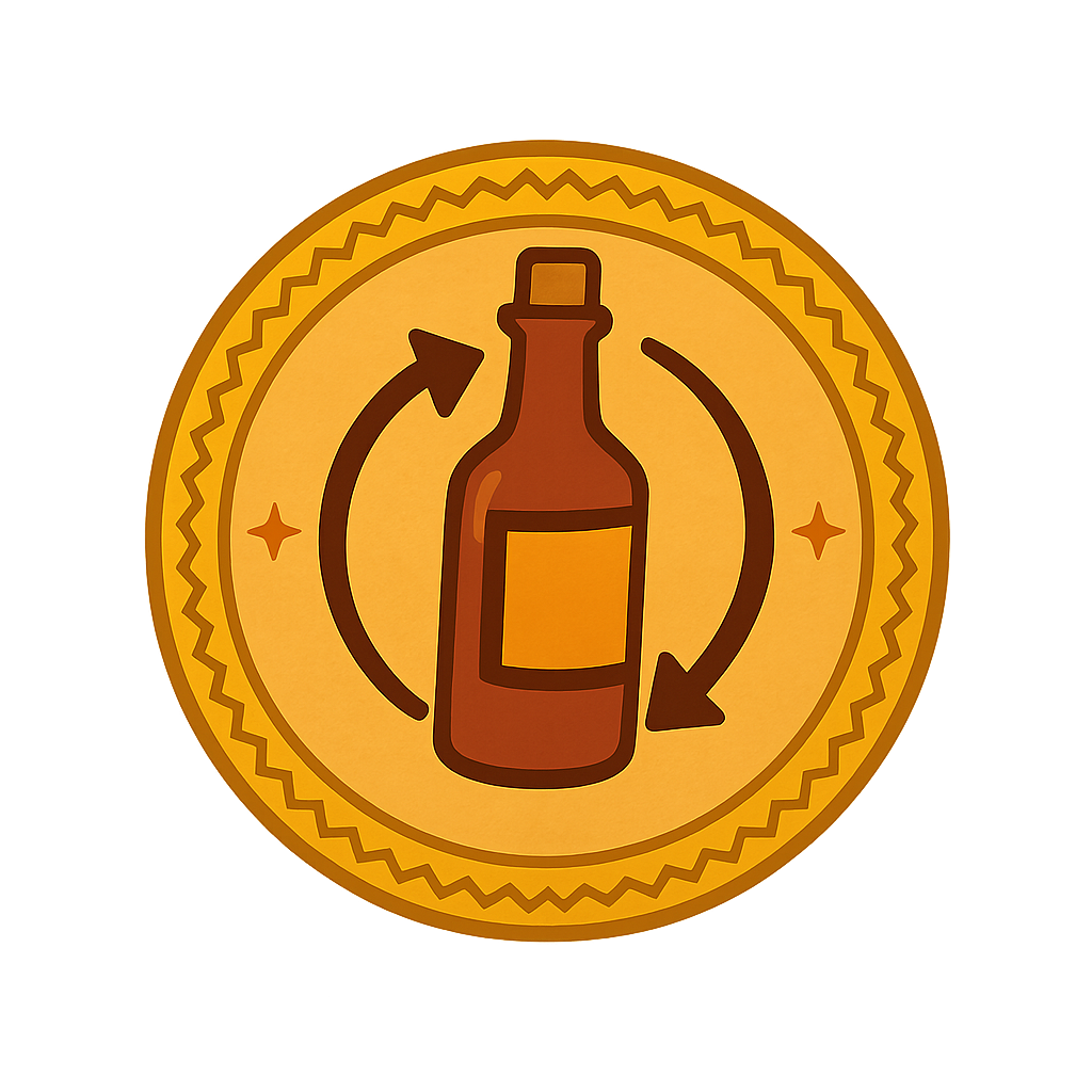 Throw bottle